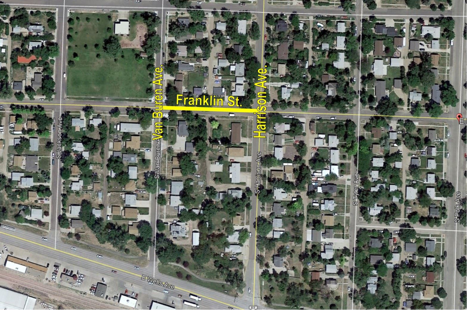 8.13.21_FRANKLIN ST CLOSURE map